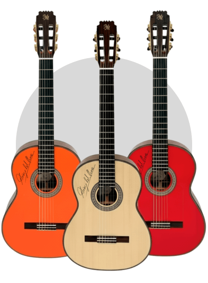 guitarras modesto malla diego del morao en 3 colores