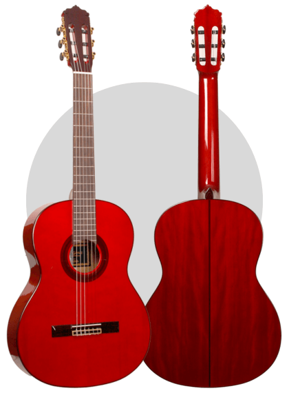 tapa y fondo de la guitarra flamenca F90-R de José Gómez