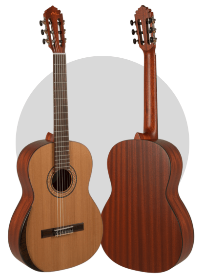 perfil delantero y trasero de la manuel rodríguez tradición t-65