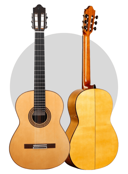 tapa y fondo de la guitarra flamenca Camps M-5