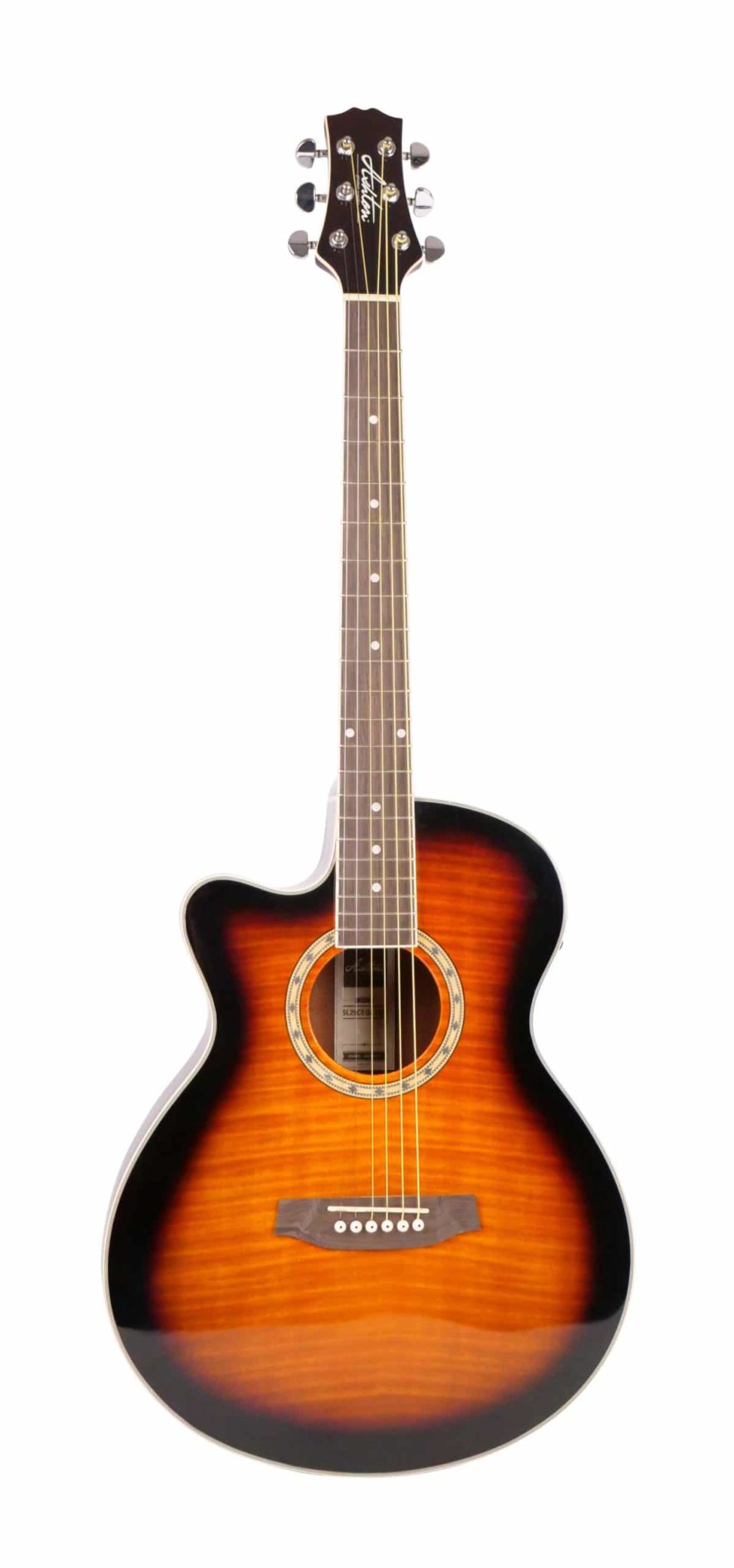 SL29CEQLTSB - GUITARRA ELECTROACUSTICA PARA ZURDOS ASHTON EN SUNBURST