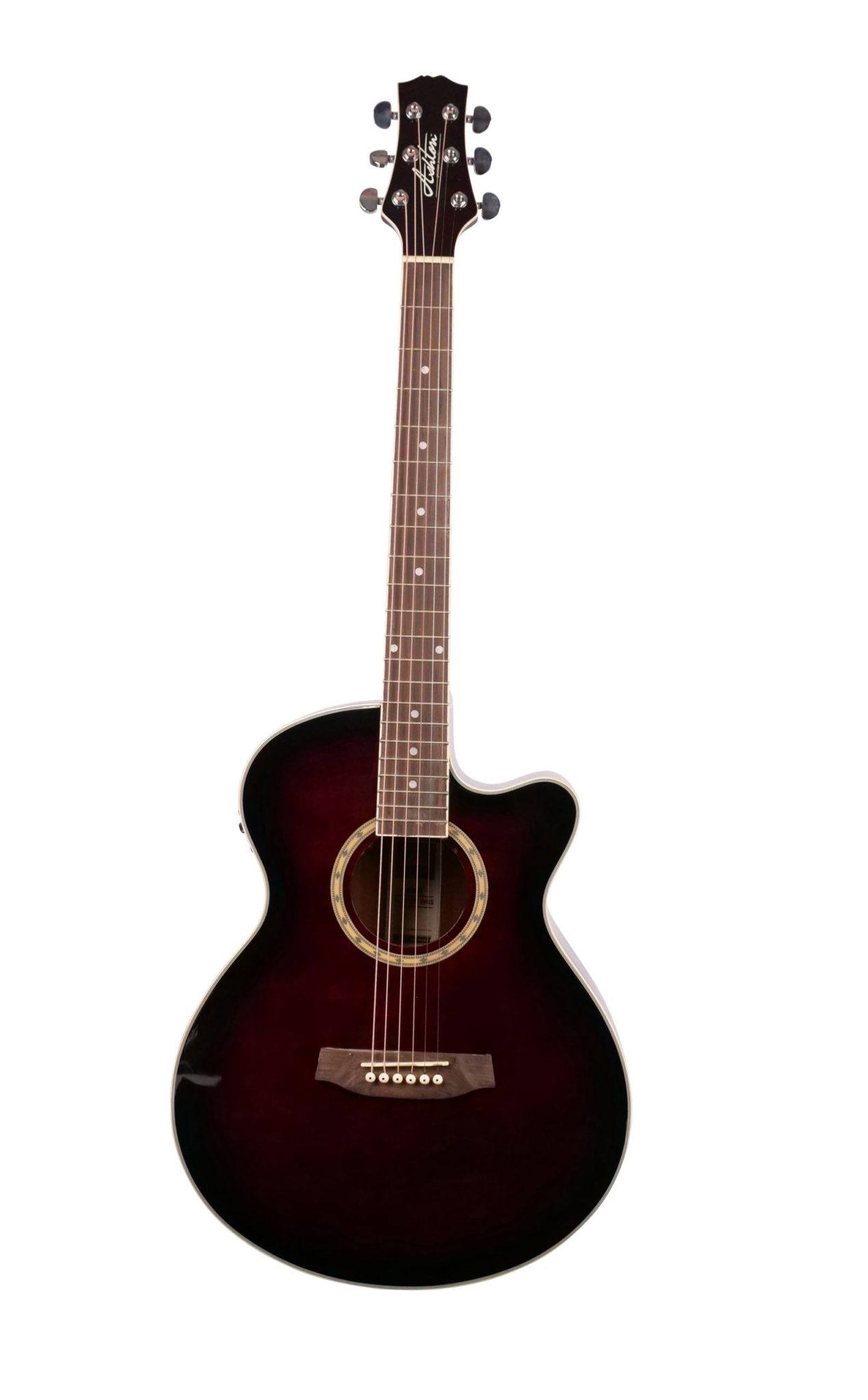 SL29CEQWRS - Guitarra Electroacustica Apx Rojo-Vino - Ashton