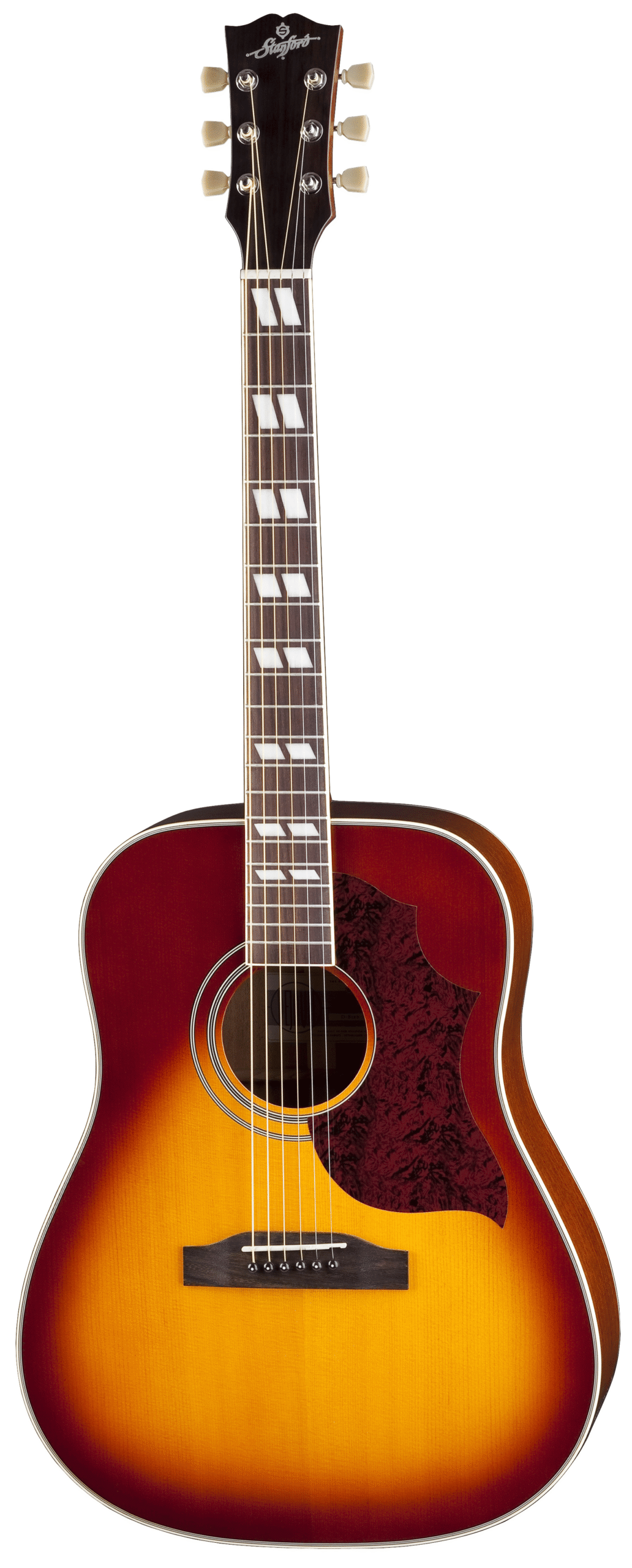 D-BIRD-SB - GUITARRA ACUSTICA STANFORD SERIE DEJA-VU FORMATO DREADNOUGHT SUNBURST SERIE DEJA-VU