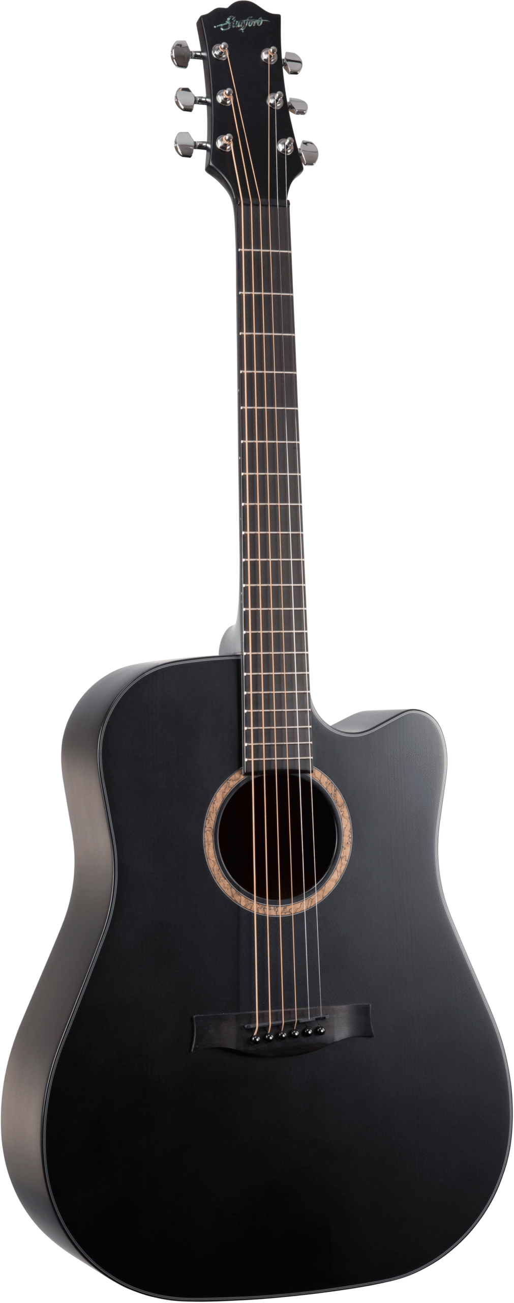 D40CM-ECW-BKS - GUITARRA ELECTROACUSTICA STANFORD DURANGO DREADNOUGHT NEGRA MATE CUTAWAY NO CITES