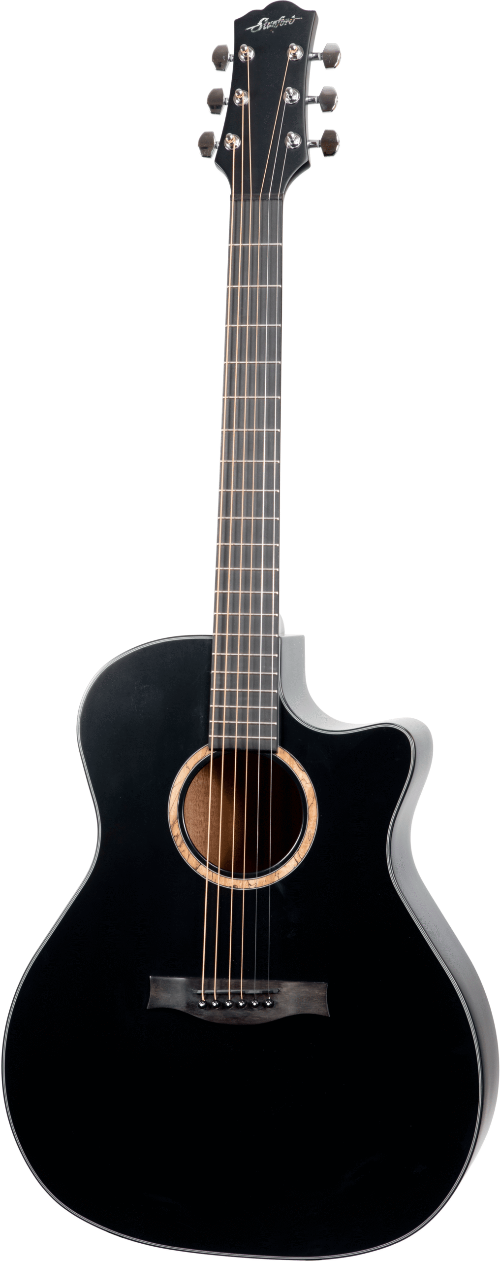 G40CM-ECW-BKS - GUITARRA ELECTROACUSTICA STANFORD DURANGO AUDITORIUM NEGRA MATE CUTAWAY NO CITES