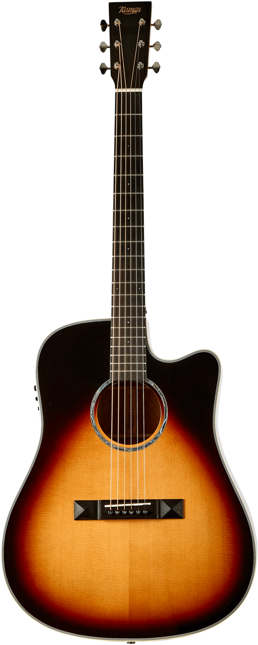 THE TASMAN TA300-CE DREADNOUGHT CUTAWAY ELECTRO-ACUSTICA FISHMAN SONITONE GT2 , PREMIUM HARD CASE