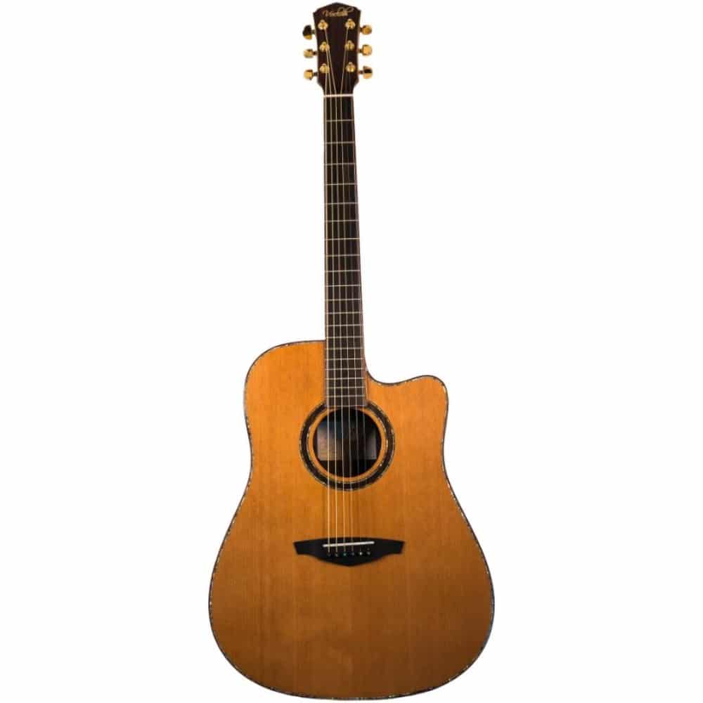 Guitarra Acústica Veelah V57-DCE Cutaway Electrificada