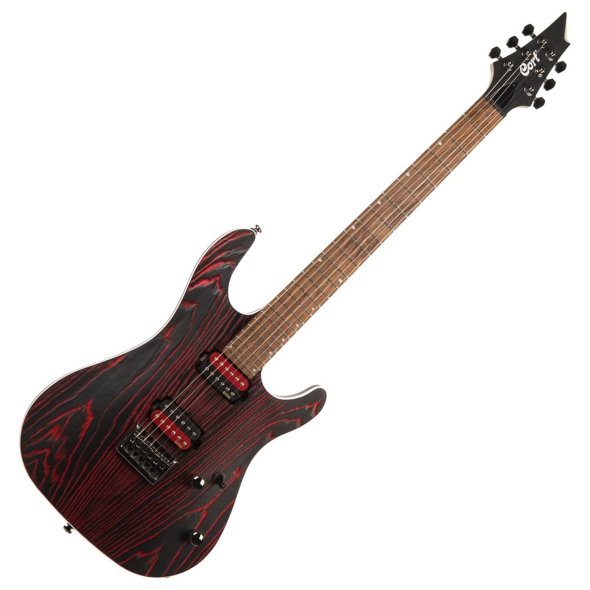 Guitarra Cort KX300 ETCHED BLACK RED