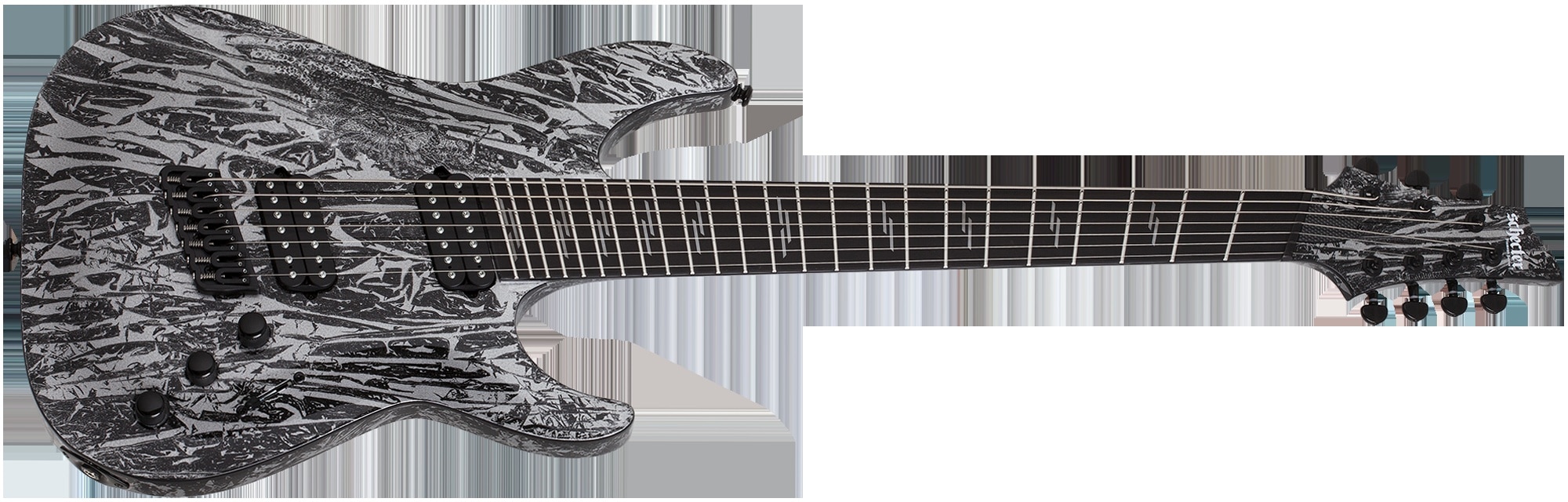 Guitarra Schecter C-7 MS SILVER M. SVM