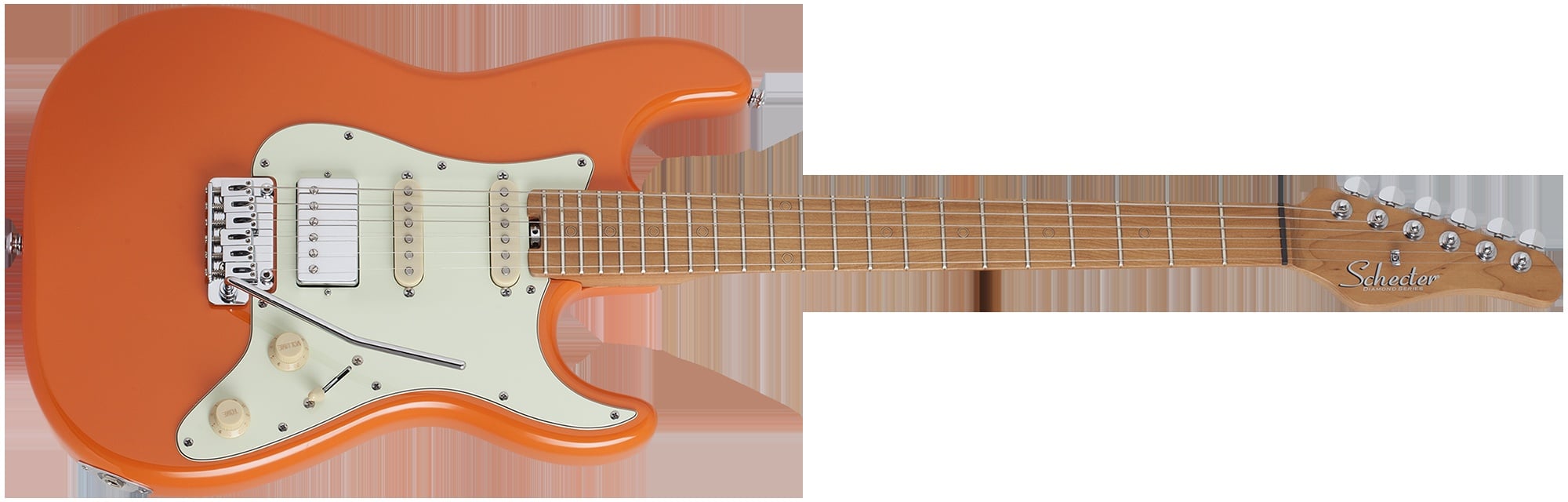 Guitarra Schecter NICK JOHNSTON TRAD HSS A. ORANGE