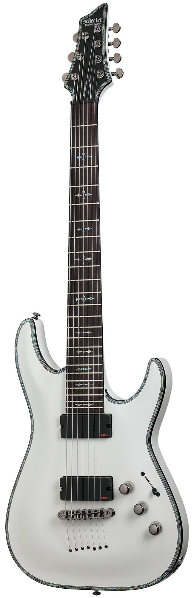 Guitarra Schecter C-7 MS SILVER M. XV
