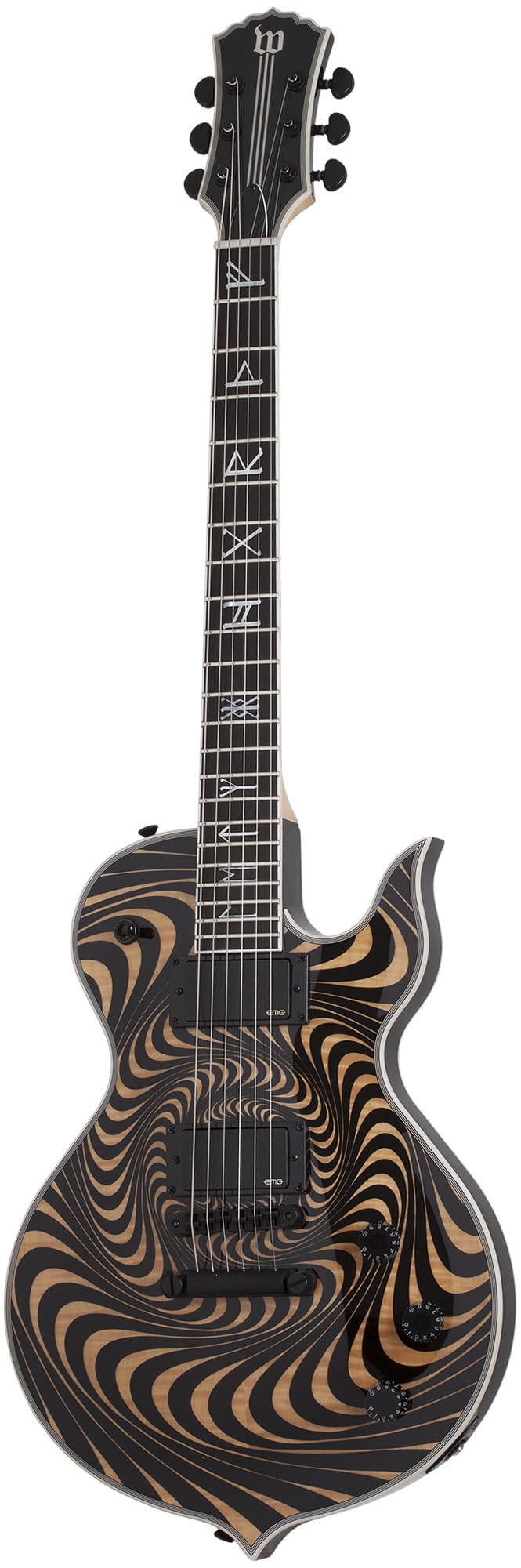 Guitarra Schecter ODIN GRAIL RAWTOP PSYCHIC BULLSEYE