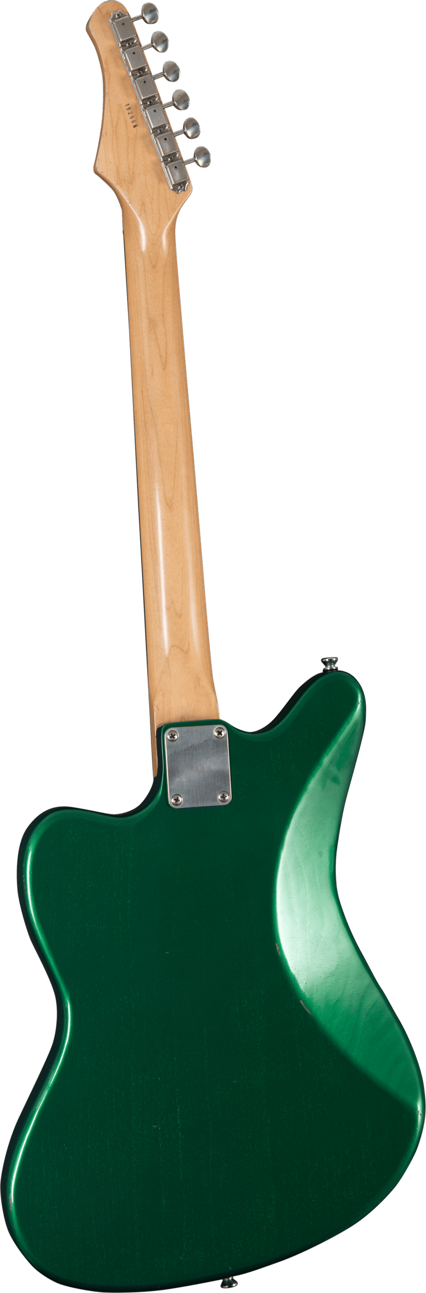 JAZPOLE-CGM-BIGSBY - GUITARRA ELECTRICA MAYBACH TIPO JAZZMASTER CANDY GREEN METALLIC CON BIGSBY AGED CITES 17CZ027200