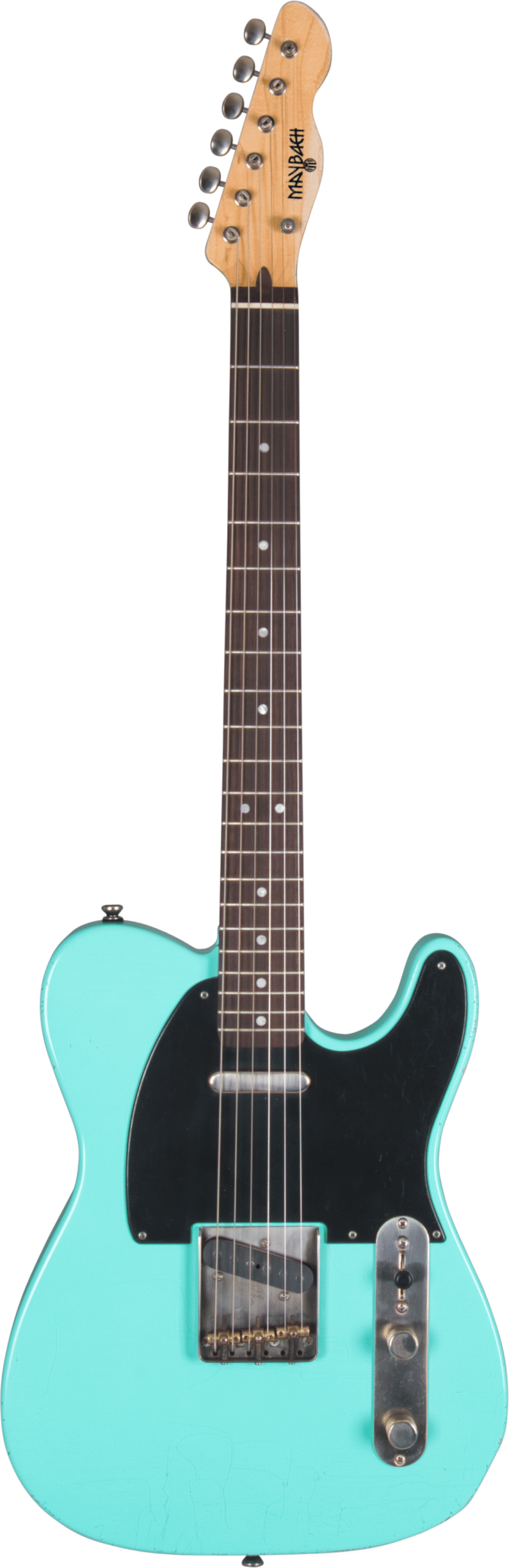 TELEMAN-T61-MG-AGED - GUITARRA ELECTRICA MAYBACH TIPO TELE ´61 MIAMI GREEN AGED CITES 17CZ027200