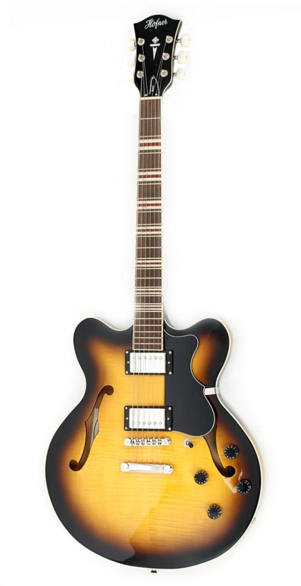GUITARRA Höfner VERYTHIN-CT SOMBREADA