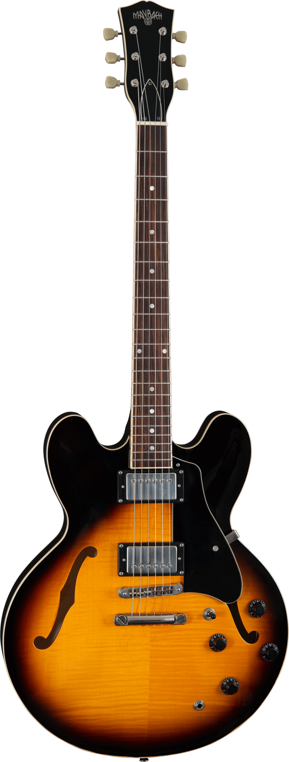CAPITOL-59-AB - GUITARRA ELECTRICA MAYBACH TIPO 335 ANTIQUE BURST