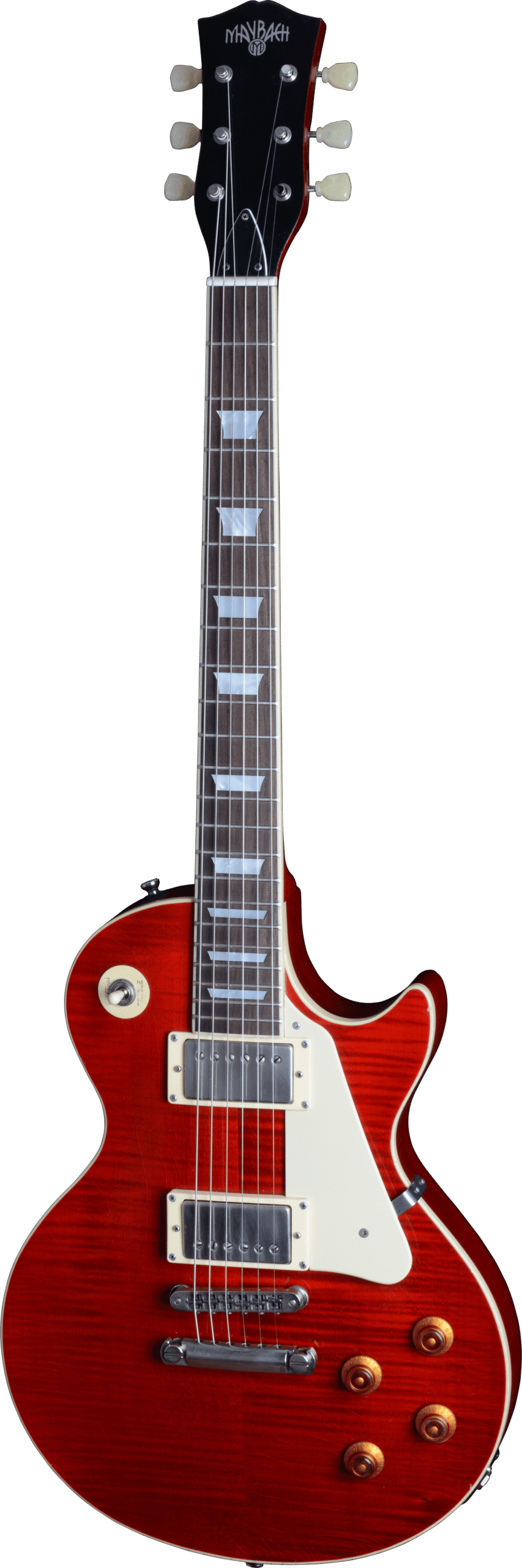 LESTER-WILD-CHERRY - GUITARRA ELECTRICA MAYBACH TIPO LP STANDARD ´59 AGED