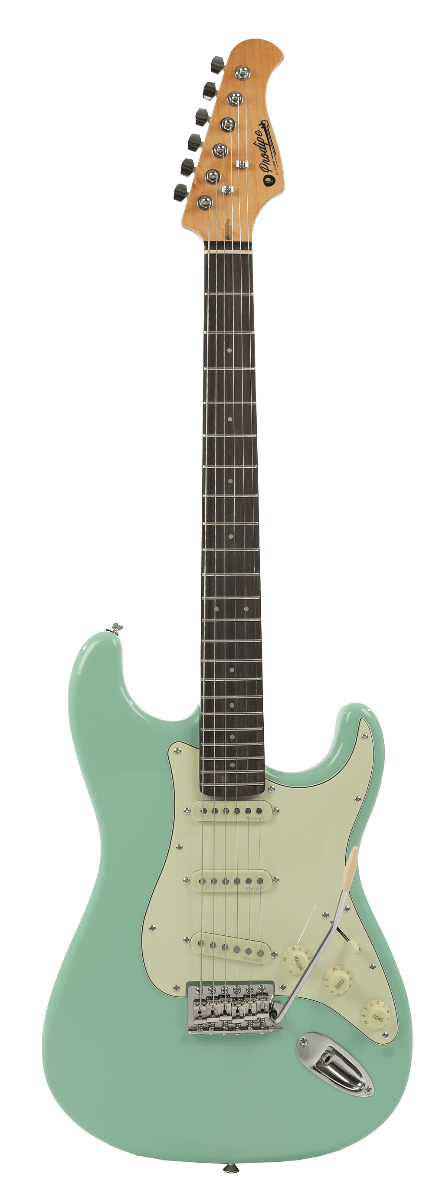 GUITARRA PRODIPE SERIE ST80-MA STRATOCASTER SURF GREEN