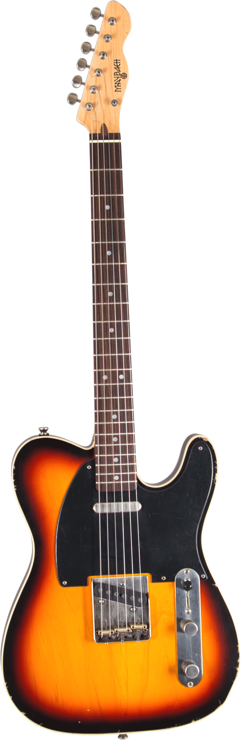 TELEMAN-T61-3TS-AGED - GUITARRA ELECTRICA MAYBACH TIPO TELE ´61 3 TONES SUNBURST CUSTOM SHOP AGED