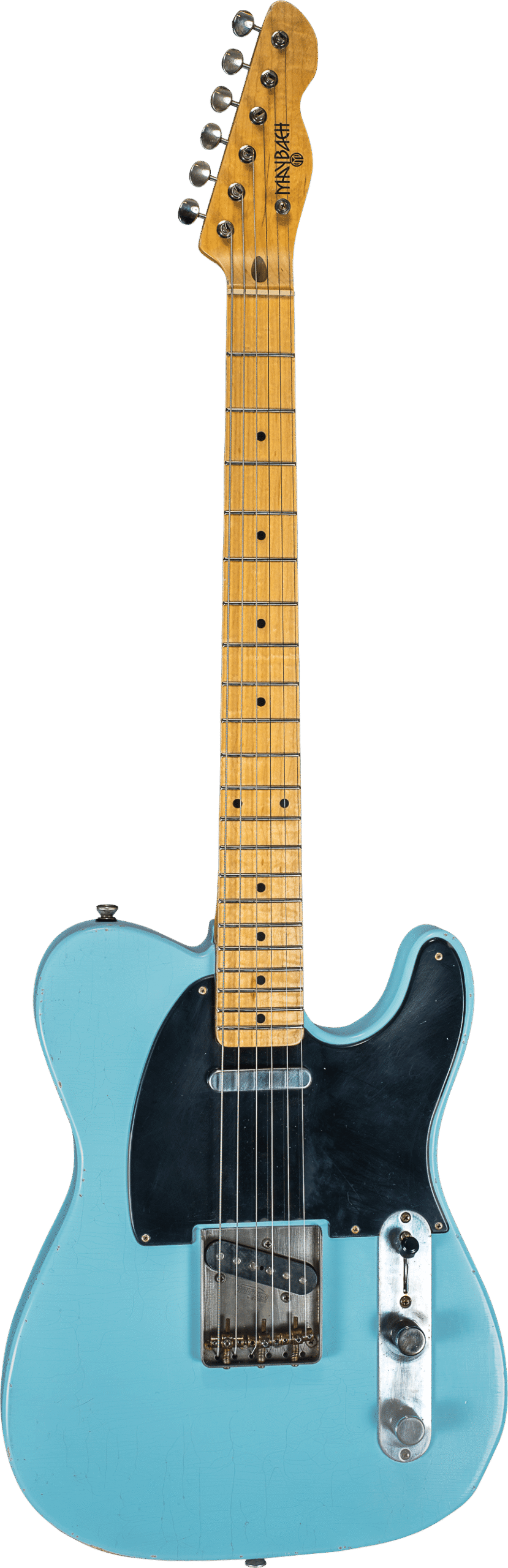 TELEMAN-T54-CB-AGED - GUITARRA ELECTRICA MAYBACH TIPO TELE ´54 CANDY BLUE AGED