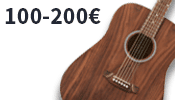 guitarras acústicas de 100 a 200€