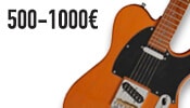 guitarras eléctricas de 500 a 1000€