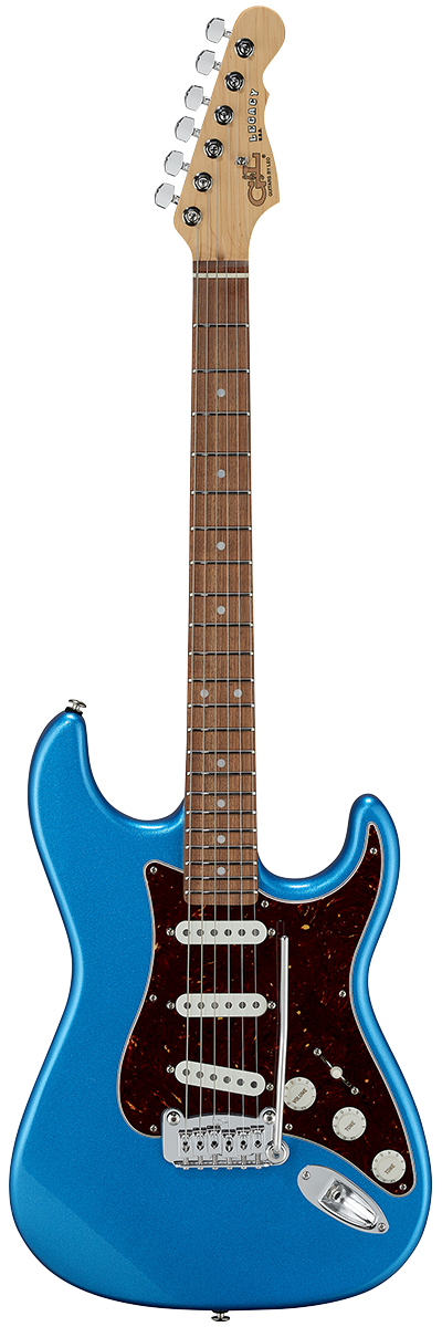 GUITARRA ELECTRICA MADE IN USA G&L FULLERTON DELUXE LEGACY LAKE PLACID BLUE CR