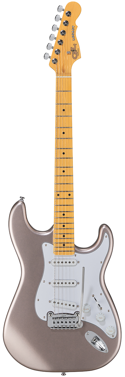 GUITARRA ELECTRICA TIPO STRAT G&L TRIBUTE LEGACY RW SHORELINE GOLD
