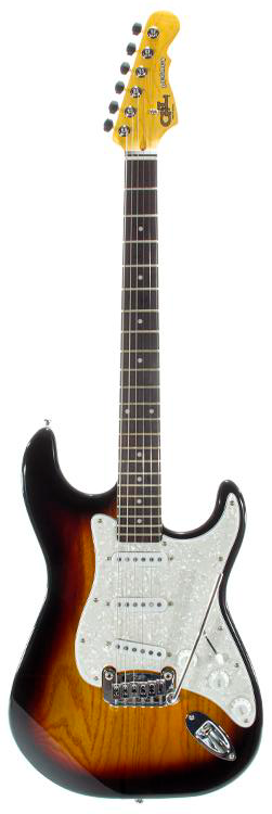 GUITARRA ELECTRICA TIPO STRAT G&L TRIBUTE LEGACY RW 3 TONES SUNBURST