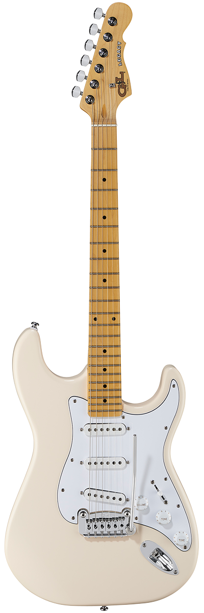 GUITARRA ELECTRICA TIPO STRAT G&L TRIBUTE LEGACY GLOSS WHITE MAPLE POLAR