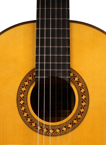 boca y roseta de la guitarra flamenca antonio de toledo atf-17n