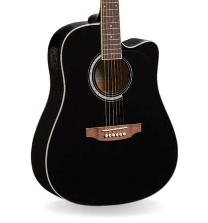 Guitarra EKO Ranger 6 CW EQ Black