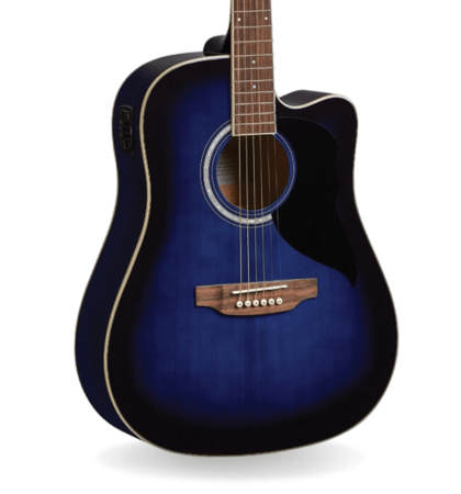 Guitarra EKO Ranger 6 CW EQ Blue Sunburst