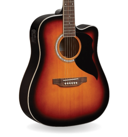 Guitarra EKO Ranger 6 CW EQ Brown Sunburst