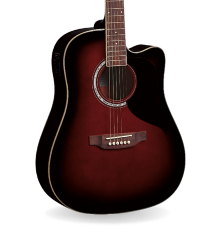 Guitarra EKO Ranger 6 CW EQ Red Sunburst